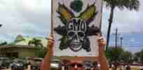 GMO protester e